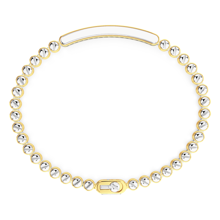 Bracelet Zancan en or 18 carats et diamants noirs.