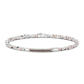 Bracciale Zancan in oro 18kt con diamanti neri.