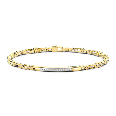 Bracelet Zancan en or 18 carats avec diamants.