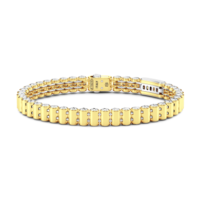 Bracciale Zancan in oro 18kt con diamanti.