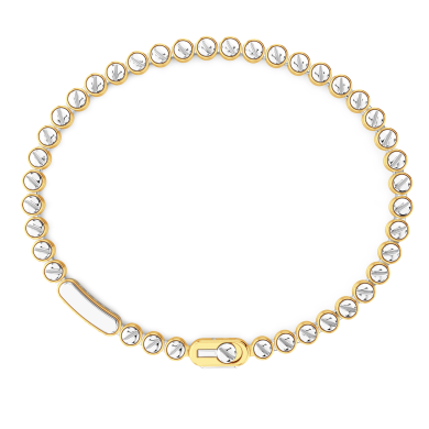 Bracciale Zancan in oro 18kt con diamanti.