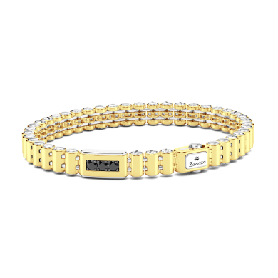Bracciale Zancan in oro 18kt con diamanti.