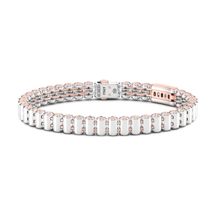 Bracciale Zancan in oro 18kt con diamanti.