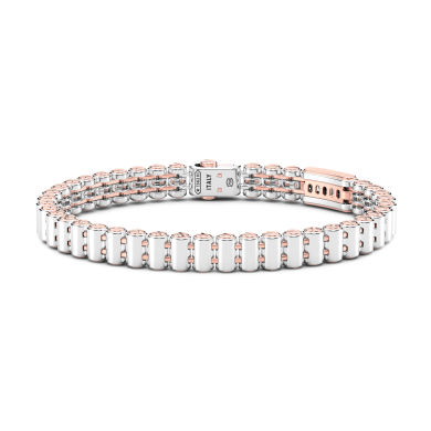 Bracelet Zancan en or 18 carats avec diamants.
