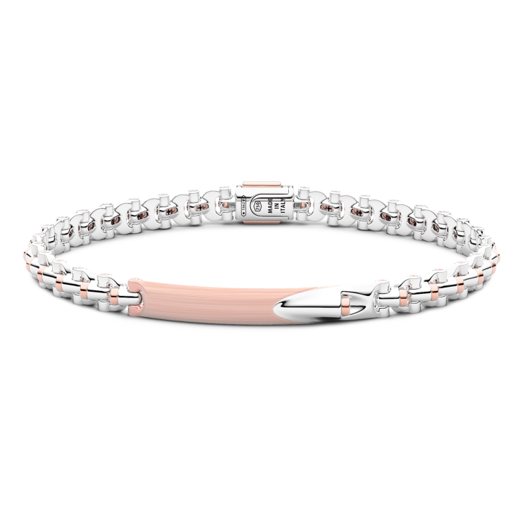 Bracciale Zancan in oro 18kt con targa centrale