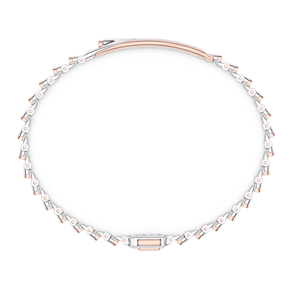 Bracciale Zancan in oro 18kt con targa centrale