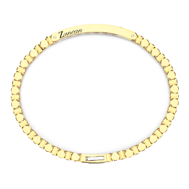 Zancan-Armband aus 18 Karat Gold und Diamanten.