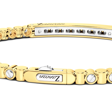 Zancan-Armband aus 18 Karat Gold und Diamanten.