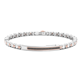 Bracciale Zancan in oro 18kt e diamanti neri.