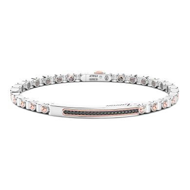 Bracciale Zancan in oro 18kt e diamanti neri.