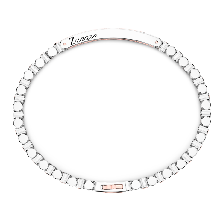 Bracciale Zancan in oro 18kt e diamanti neri.