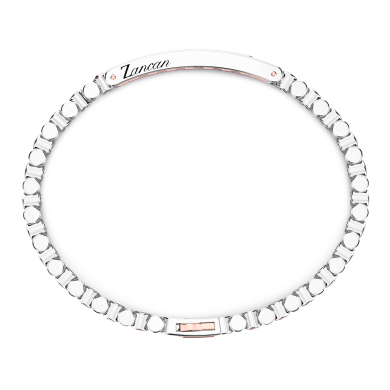 Bracciale Zancan in oro 18kt e diamanti neri.