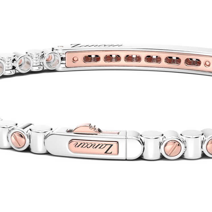 Bracciale Zancan in oro 18kt e diamanti neri.