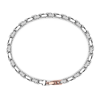 Bracelet Zancan en or blanc 18 carats et diamants. 2
