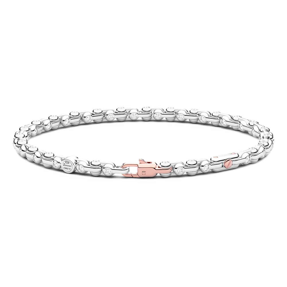 Bracelet Zancan en or 18 carats et diamants.
