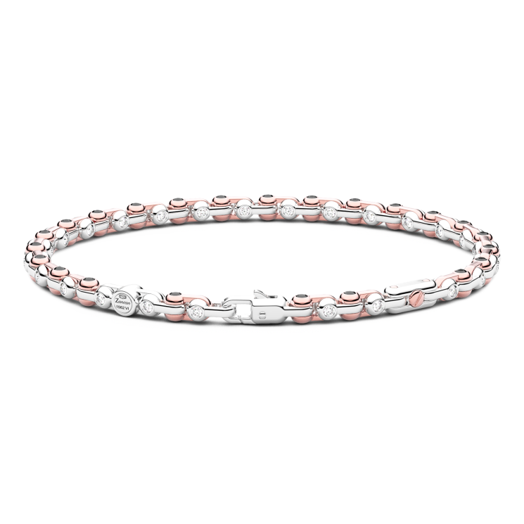 Bracelet Zancan en or 18 carats et diamants.