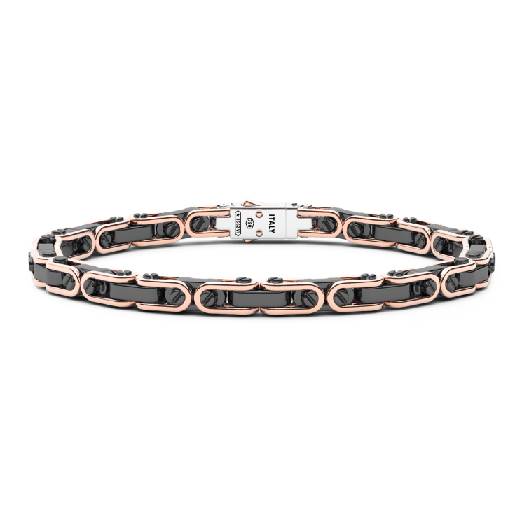 Bracciale Zancan in oro 18kt e ceramica.