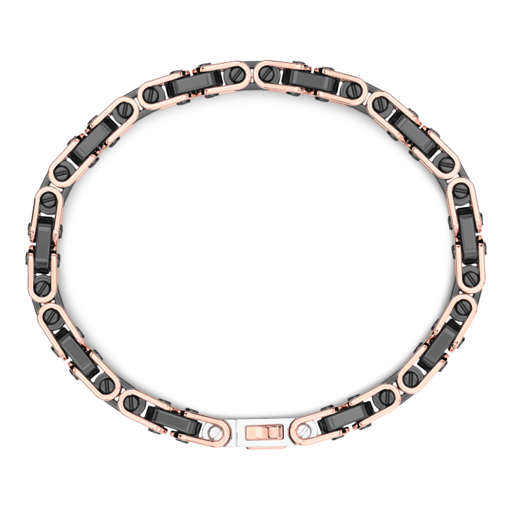Bracciale Zancan in oro 18kt e ceramica.