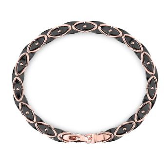 Bracciale Zancan in oro 18kt e ceramica nera. 2