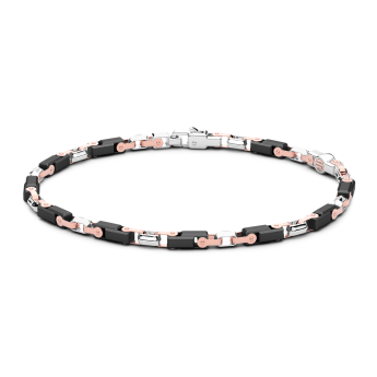 Bracciale Zancan in oro 18kt e ceramica nera.