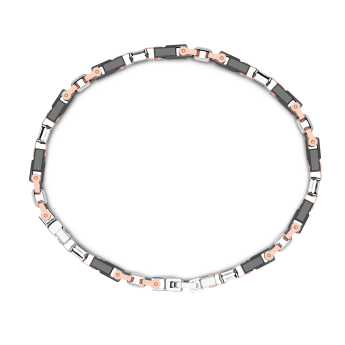 Bracciale Zancan in oro 18kt e ceramica nera. 2