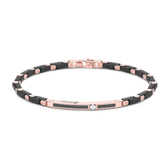 Bracciale Zancan in oro 18kt e ceramica nera.