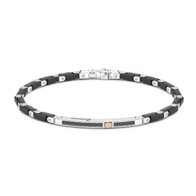 Bracciale Zancan in oro 18kt e ceramica nera.