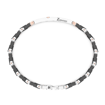 Bracciale Zancan in oro 18kt e ceramica nera. 2