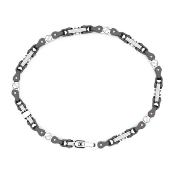 Bracciale Zancan in oro 18kt e ceramica nera. 2