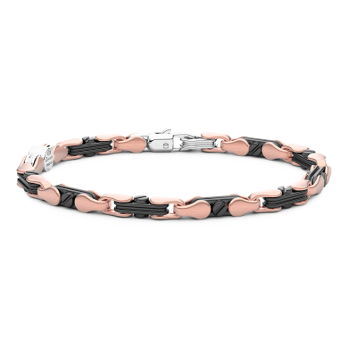 Bracciale Zancan in oro 18kt e ceramica nera.