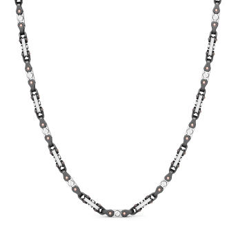 Collana Zancan in oro 18kt e ceramica nera.
