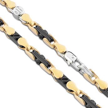 Collana Zancan in    oro 18kt e ceramica nera. 2
