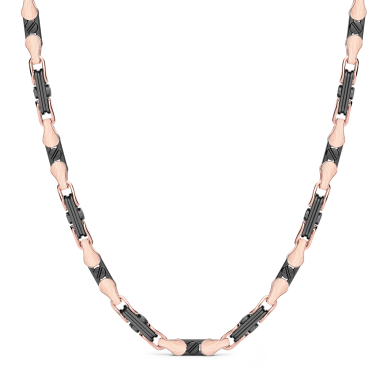 Collana Zancan in    oro 18kt e ceramica nera.