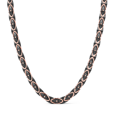 Collier Zancan en or 18kt et céramique noire.
