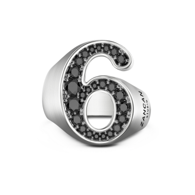Anello Zancan Studio in argento e pietre.