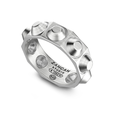 Anello Zancan Studio in argento.