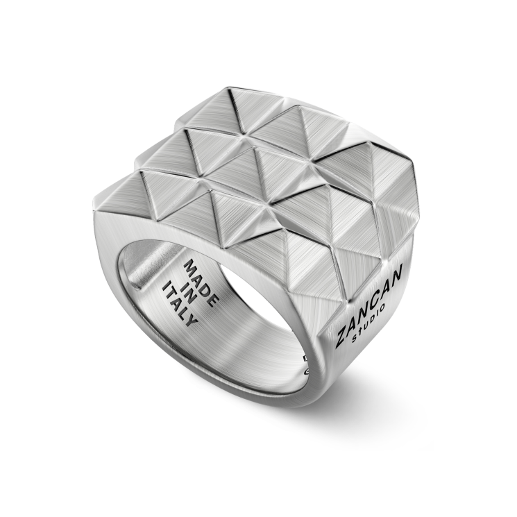 Anello Zancan Studio in argento.
