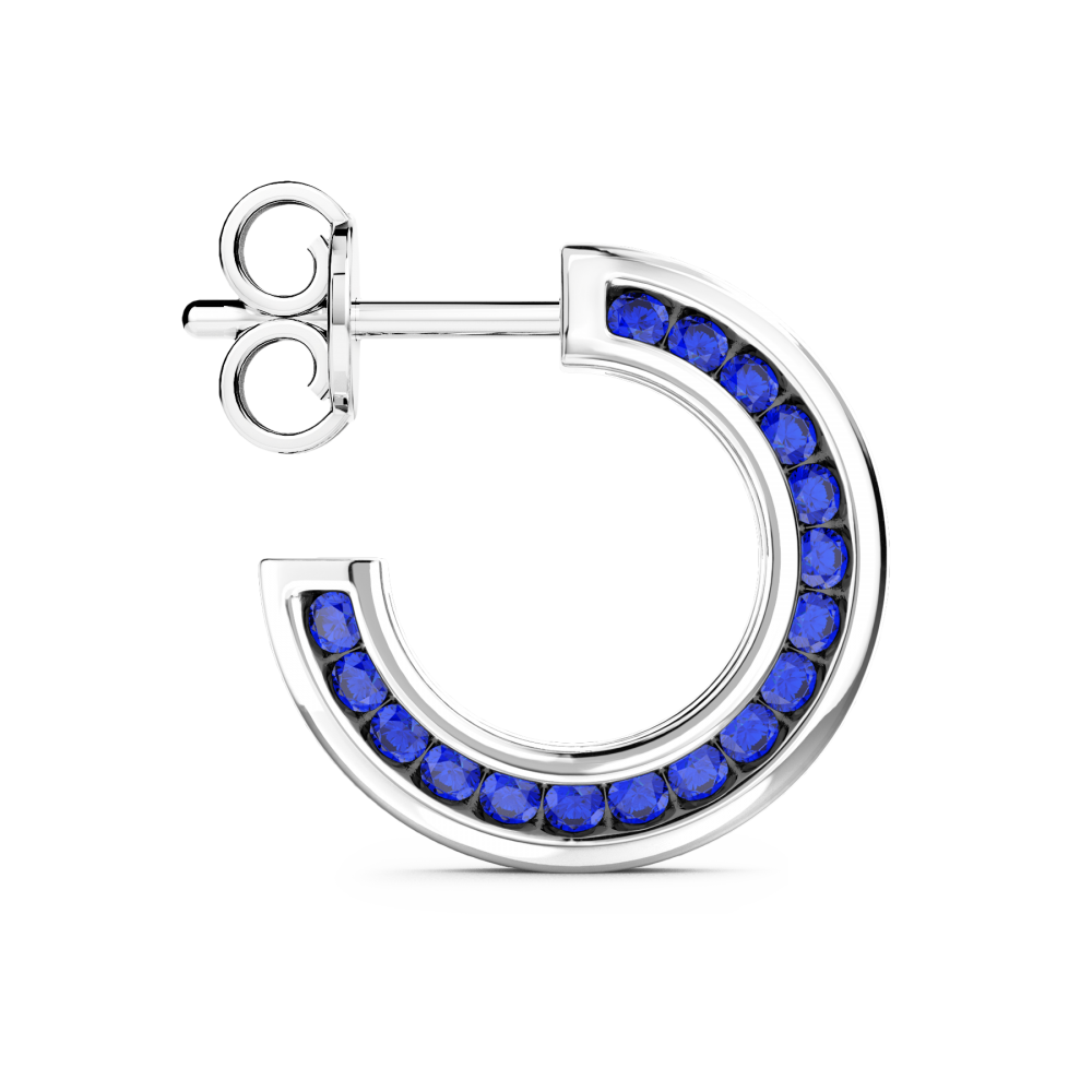 Zancan earring in sterling silver.