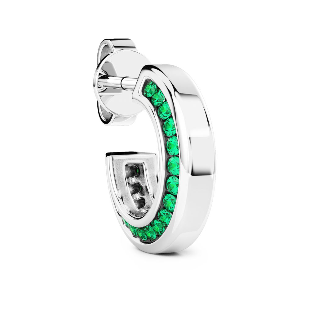 Zancan-Ohrring aus Sterlingsilber.