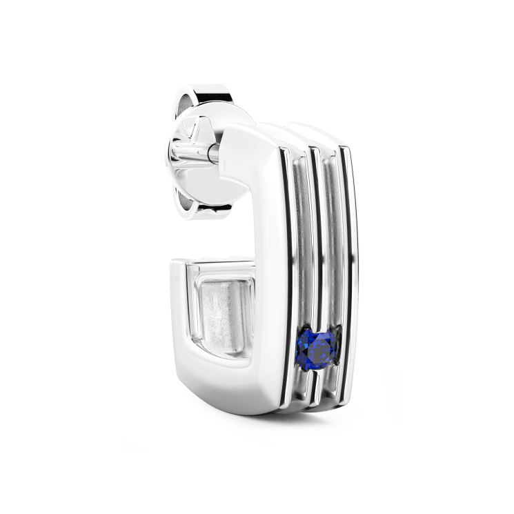 Zancan-Ohrring aus Sterlingsilber.
