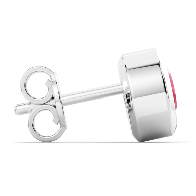 Boucle d'oreille Zancan en argent.