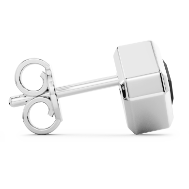 Boucle d'oreille Zancan en argent.