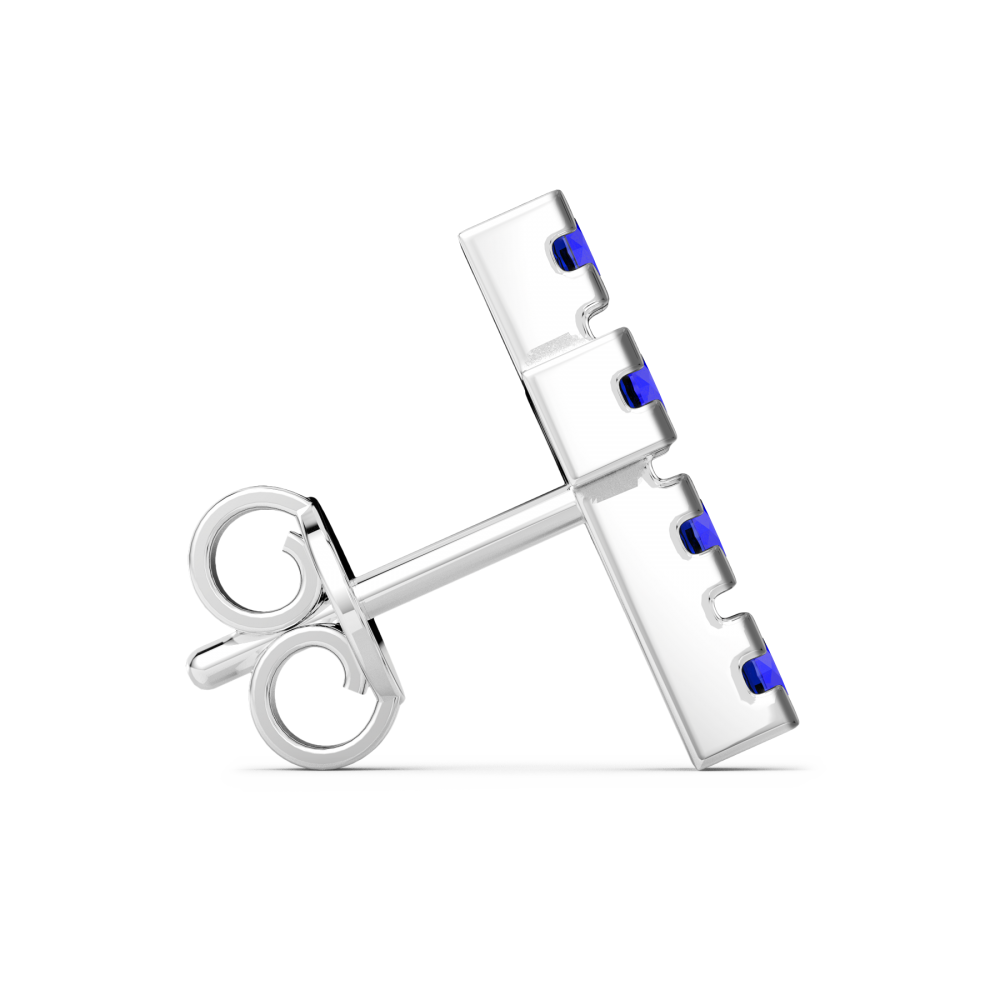 Zancan earring in sterling silver.