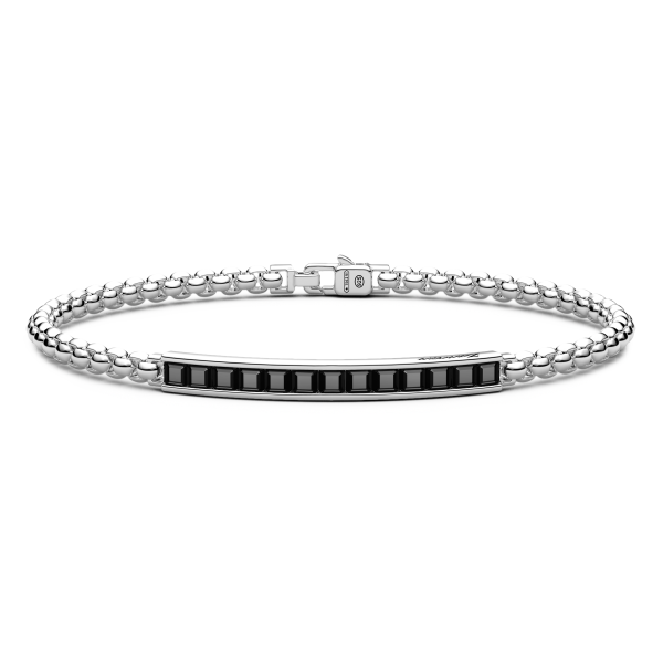 Bracciale Zancan in argento con pietre naturali.