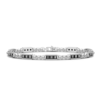 Bracciale Zancan in argento con pietre naturali.