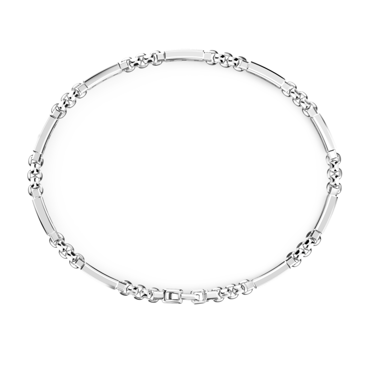 Bracciale Zancan in argento con pietre naturali.
