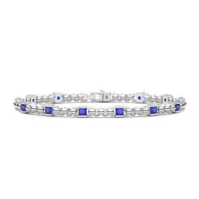 Bracciale Zancan in argento con pietre naturali.