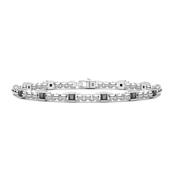 Bracciale Zancan in argento con pietre naturali.