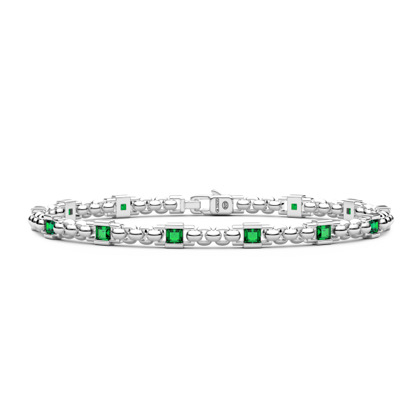Bracciale Zancan in argento con pietre naturali.