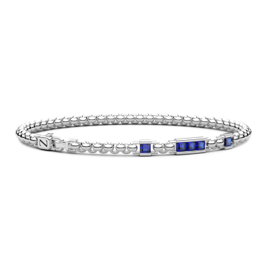 Bracciale Zancan in argento con pietre naturali.